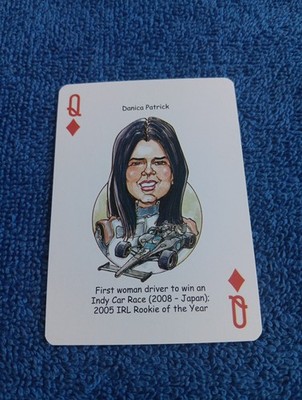 Danica Patrick Card American Racing Hero Decks Playing Cards Nascar Indy IRL