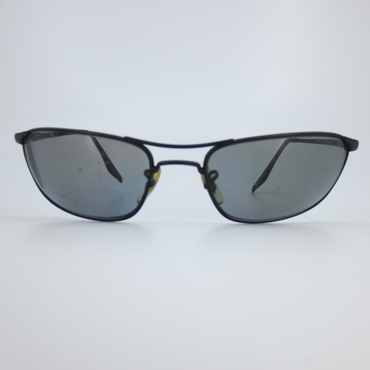 Ray-Ban RB3132 006 Matte Black Metal Rectangular Sunglasses 56-18