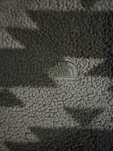The North Face Mens XL Gray & Black Aztec 1/4 Zip Fleece Pullover Sweater - Picture 4 of 11