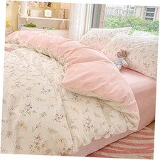 Floral Duvet Cover Queen Size Queen No Comforter Pink White Floral - Smh