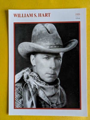 WILLIAM S. HART / Filmstar - Sammelkarte