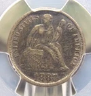 1887 "S" Seated Liberty SILVER Dime 10c PCGS XF Detail #749 Extra Fine ECC&C Inc