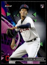 2021 Finest Triston McKenzie Rookie Cleveland Indians #30