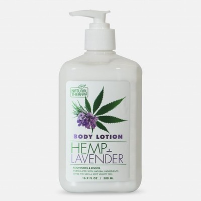 Natural Therapy Hemp+ Lavender 16.9 oz | Refreshing Moisturizing