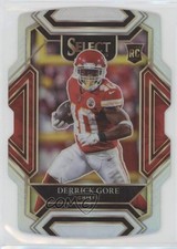 2021 Panini Select Club Level Silver Prizm Die-Cut Derrick Gore #284 7m3