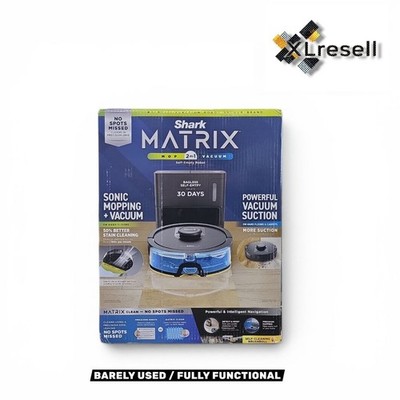 Shark Matrix 2-in-1 Robot Vacuum & Mop with Home Mapping UR2450WS Black