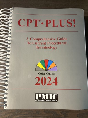 CPT Plus! 2024 Spiral Bound PMIC Coding Experts ISBN-13 978-1570667374