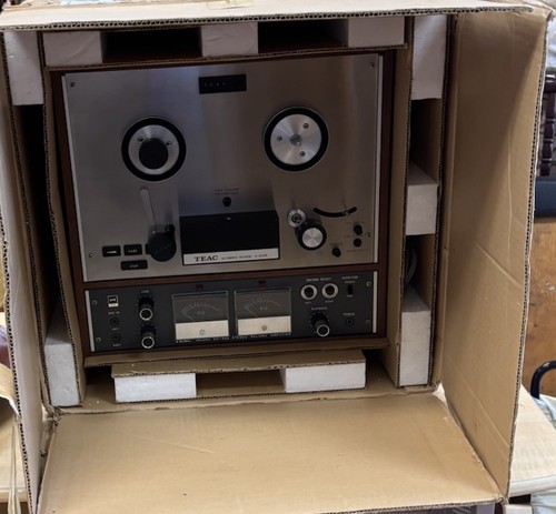 Vintage Teac A -4010S With Box Reel To Reel Player