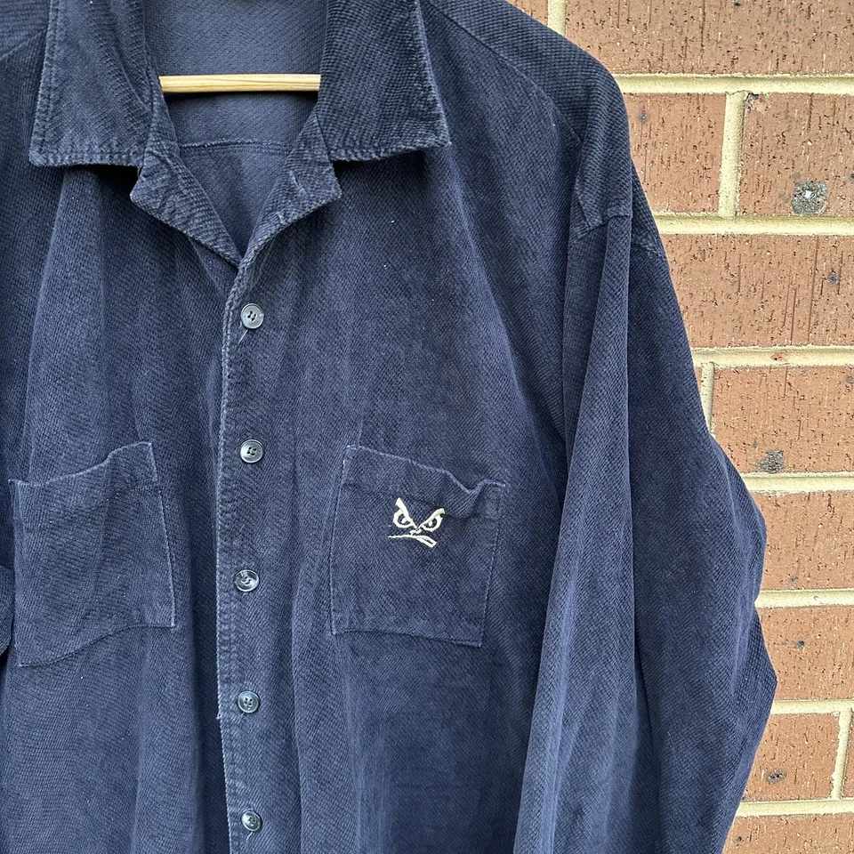 Sobrecamisa De Colección Bad Boy Club Pana Chamarra Para Hombre Abotonada Años 90 RARA TALLA XL Foto 3 de 4