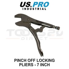US PRO Tools Pinch Off Locking Pliers Clamping Hoses Brake Hoses - 7 Inch 5922