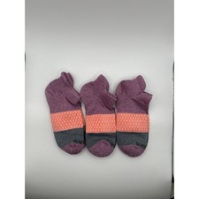 Bombas Women's Tri-Block Marl Ankle Socks Medium 3 pairs NWOT
