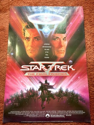 Star Trek 5 - Am Rande des Universum, Filmplakat Poster USA, Enterprise, 69x102