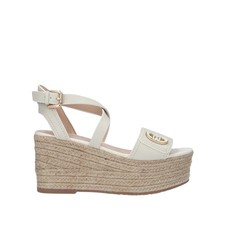 Liujo Donna Sandali con zeppa in pelle