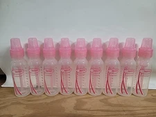 Dr Brown's Natural Flow Anti Colic Pink Bottles 8 oz. - 9 bottles