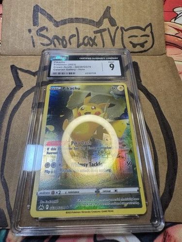 New ListingCGC 9 - PIKACHU GG30/GG70 | CROWN ZENITH