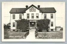 Army Coast Artillery Corps Band FORT WORDEN Antique PORT TOWNSEND Photo RPPC 10s