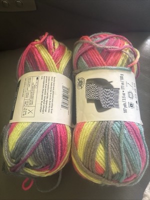 Loops & Threads 2 Skeins 100% Acrylic Pixie Bloom Varg