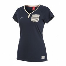 Women  s Nike Cotton Blend T Shirt Navy Blue Size Small