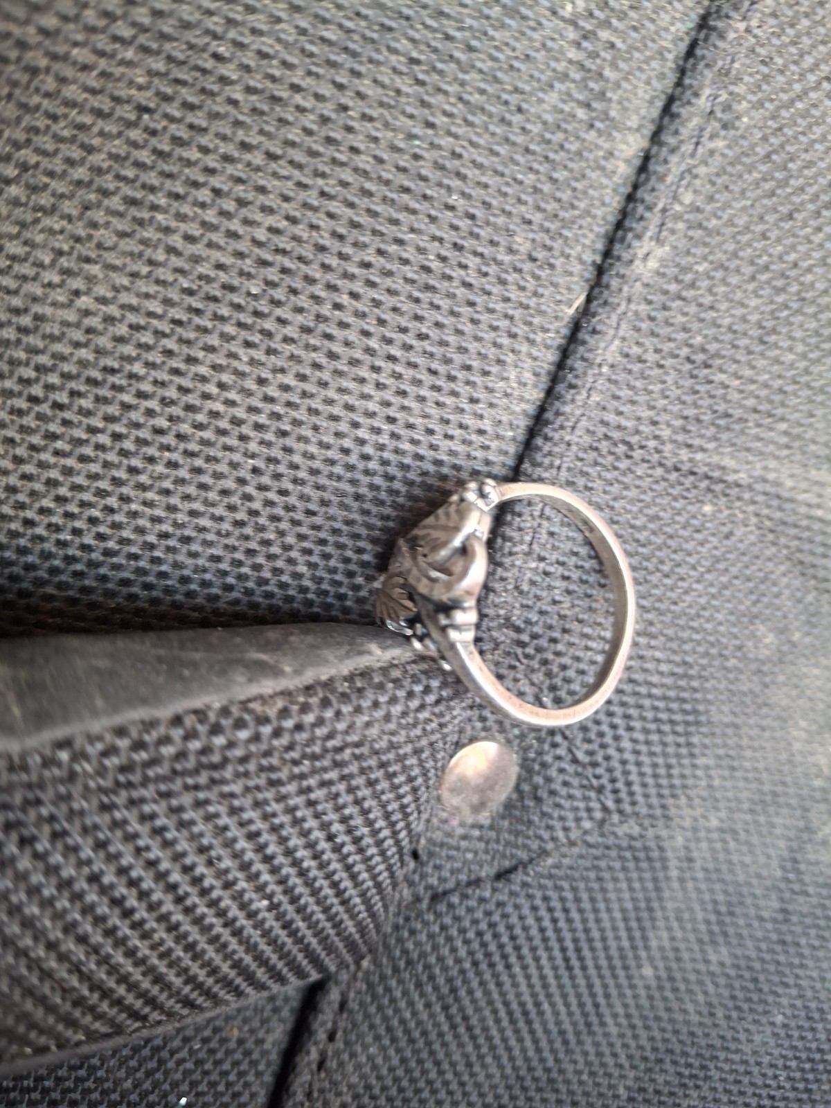 Women's Sterling Silver Leaf Ring - image 5