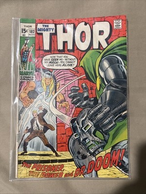The Mighty Thor #182 FIRST Dr. Doom vs. Thor (Marvel Comics 1970)