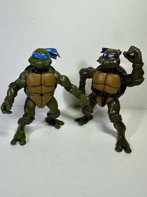 2002 Mirage Studios TMNT Playmates Toys Donatello,Leonardo Bundle