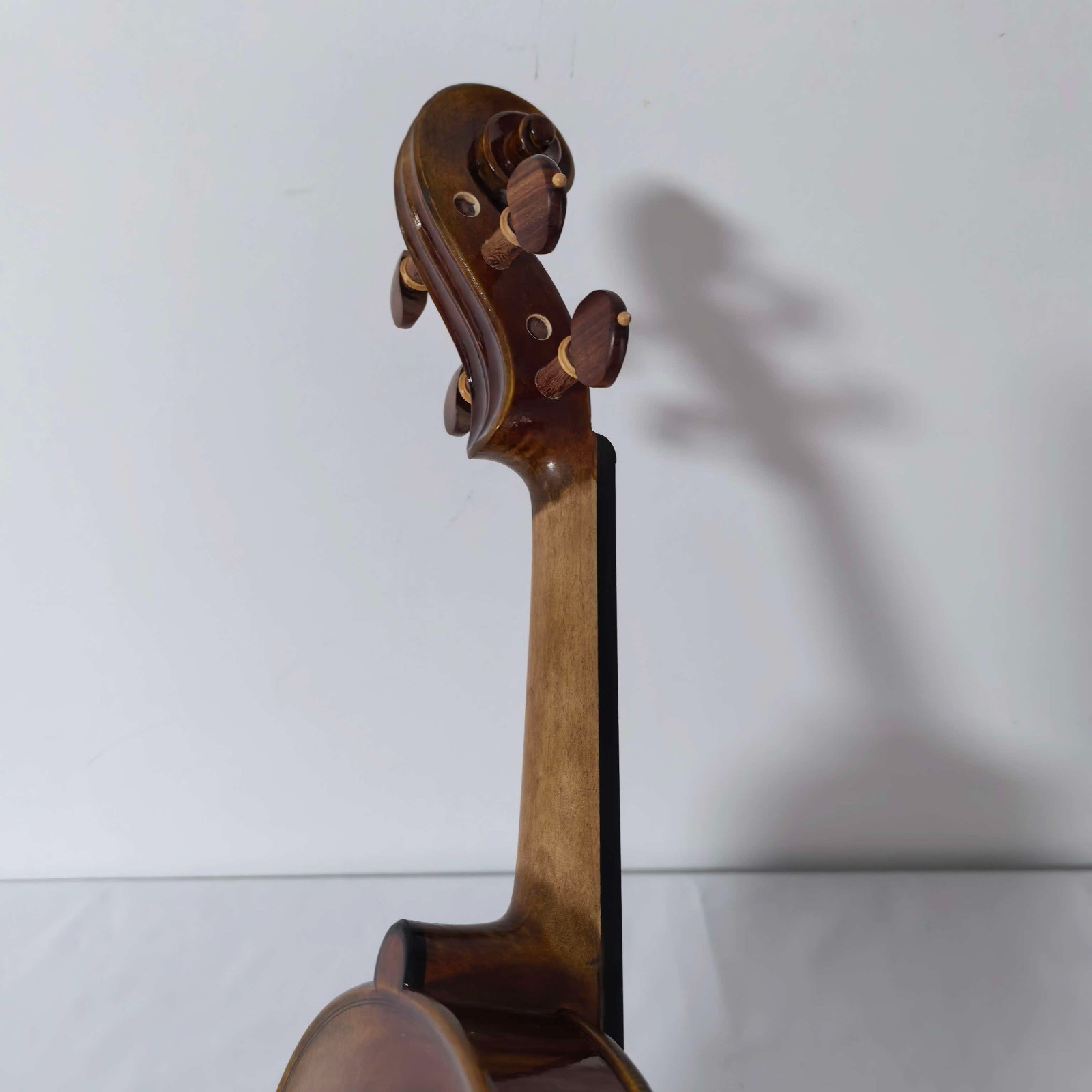 Handmade Stradivarius Model 4/4 Acoustic Violin with Case &Bow (DDP to USA)