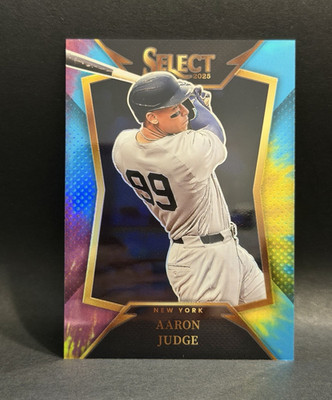 Panini 2025 Select Aaron Judge New York Yankees Prizm /25 Serial #8 Card