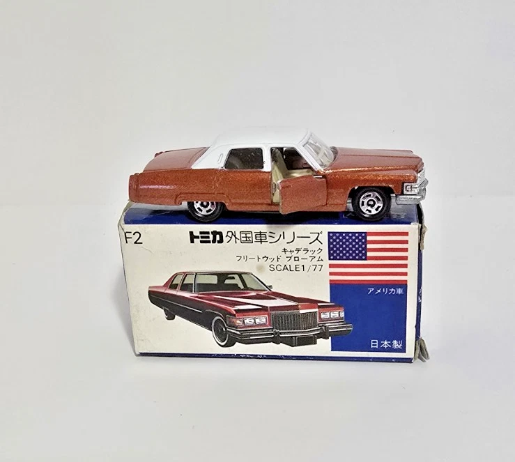 💥Tomica Tomy No. Cadillac Fleetwood Brougham F2 Hecho en Japón ¡MUY RARO! Foto 3 de 4