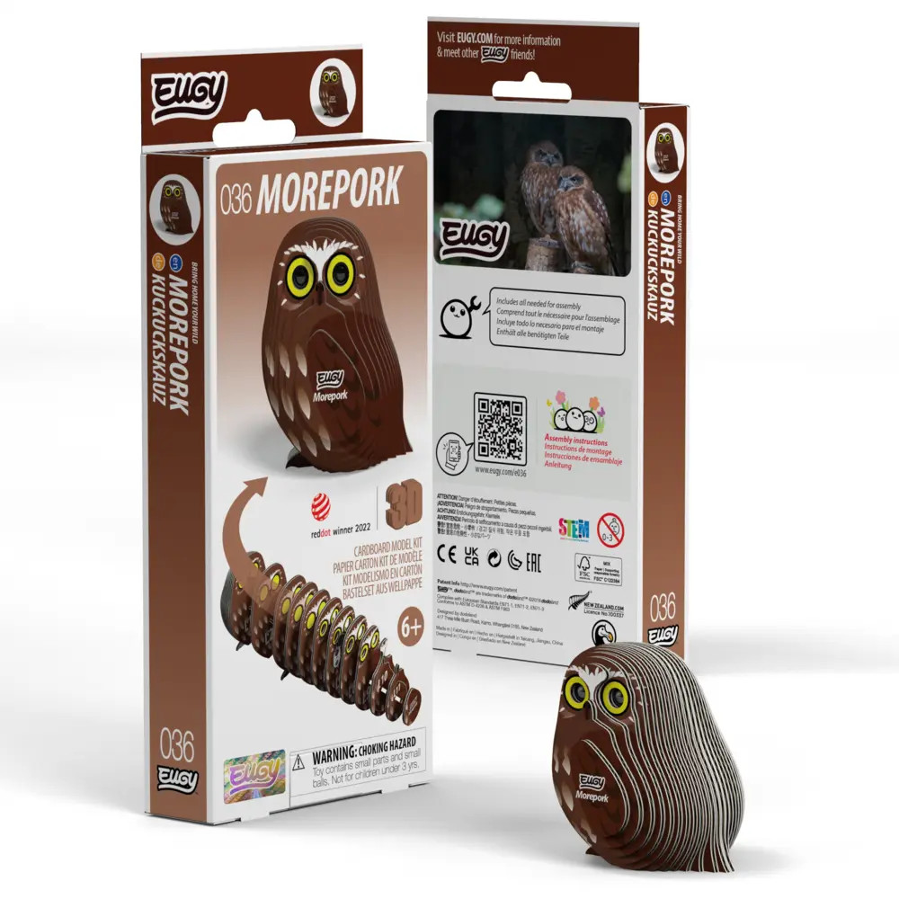 EUGY - 3D Bastelset Kuckuckskauz | Kit (Bastelset) | In Karton | 650036 | 2026 - Bild 2
