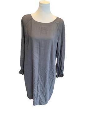 Steingraues bequemes Kleid von Esprit, Größe L mit schöner Ärmeln