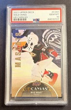21-22 UPPER DECK UD CANVAS MASCOTS WILD WING ANAHEIM DUCKS #C391 GEM MINT PSA 10