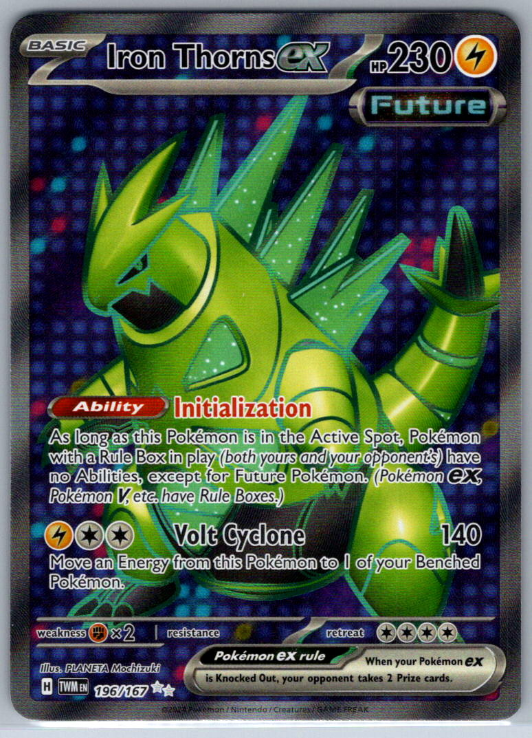 メルヘンリリス Pokemon Iron Thorns ex Ultra Rare Twilight Masquerade 196/167 | eBay