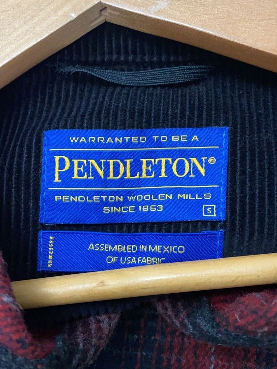 Pendleton Wool Check Jacket S Red Classic Fall Wi… - image 3