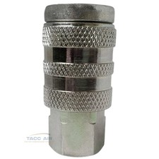 Industrial M style Air Compressor Quick Connect Coupler 1/4" NPT Female Steel