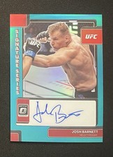 2023 Panini Donruss Optic UFC Signature Series Teal Prizm Josh Barnett Auto /25