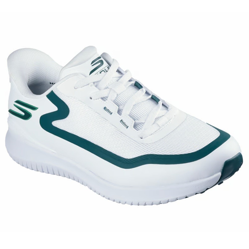 NEW Skechers Men's Go Golf Flight Golf Shoes White/Green - Pick Size!