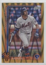 2025 Topps Chrome Gold RayWave Refractor 12/50 Jeff McNeil #167 1g0v