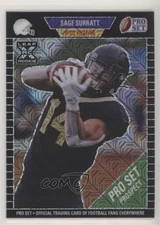 2021 Leaf Pro Set Metal Black Mojo 11/15 Sage Surratt #80 Rookie RC a8x