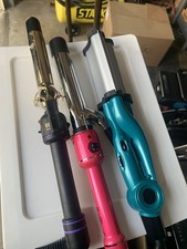 Hot Curling Iron Lot 3 Professional Salon Plug In for Hair Styling