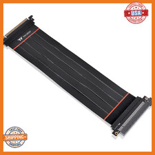 Thermaltake TT Premium PCI-E 4.0 High Speed Flexible Extender Riser Cable 300mm
