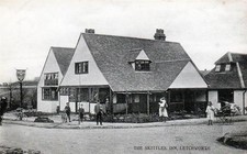 Letchworth Skittles Inn Pub unused old postcard