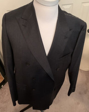 Ermenegildo Zegna  suit  DOUBLE BREASTED suit SIZE U.S. 44R EU 54 HAND MADE