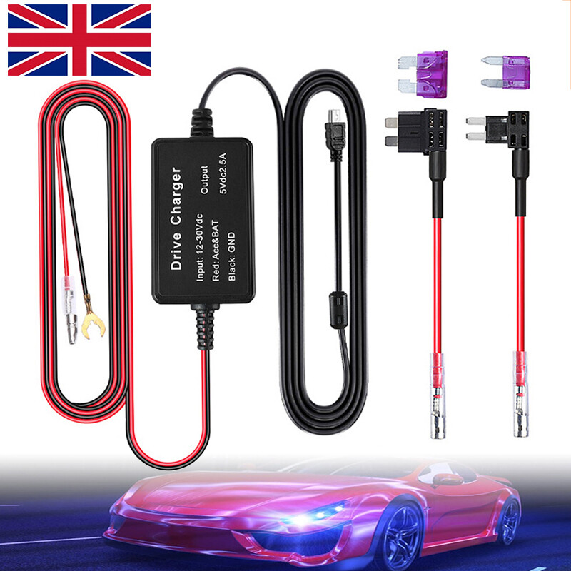 Dash Cam Hard Wire Kit Mini USB Cable for Nextbase 612GW 512GW 412GW