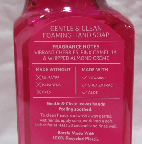 Bath & Body Works Gentle & Clean Foaming Hand Soap Set Lot 2 PERFECT IN PINK - Picture 4 of 4