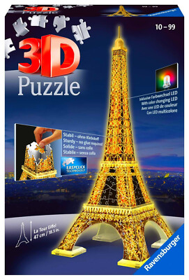 RAVENSBURGER 3D Puzzle Eiffelturm Paris Night Edition NEU