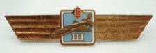 DDR NVA einheitliches Klassifizierungsabzeichen Flugzeugführer Piloten Stufe III