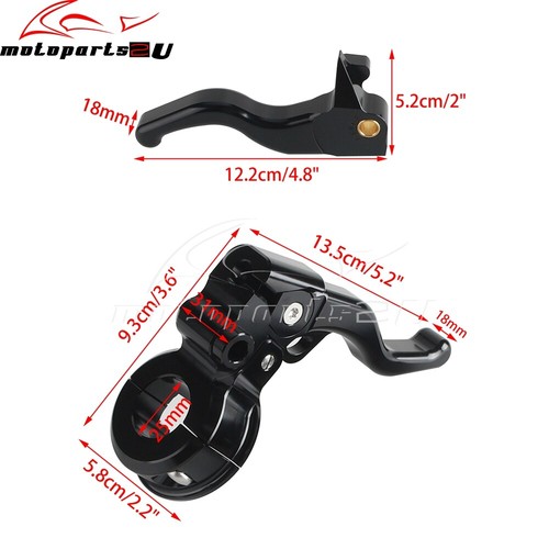 Espejos retrovisores laterales palanca embrague freno guardamanos para Harley Sportster XL 04+ - Imagen 2 de 12