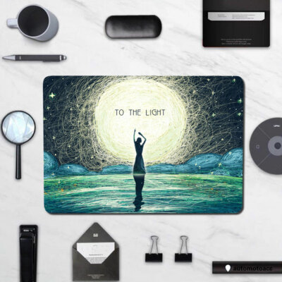 Moonlight Girl Hard Shell For Macbook M3 Air 15 13 Pro 16 14 11 12 inch Laptop