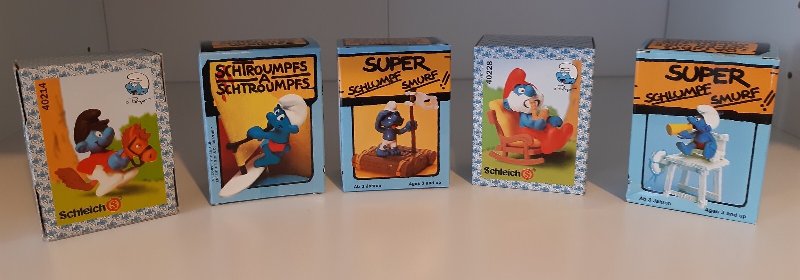 Coffret Schleich de 5 Schtroumpfs neufs le cadeau nostalgique idéal pour adultes