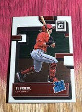 2022 Donruss Optic TJ Friedl Rated Rookie RC #83 Reds